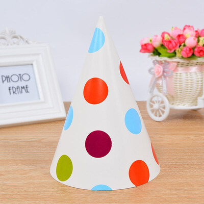 

FUNNYBUNNY Childrens Birthday Hat Adult Korean Paper Cartoon Party Birthday Cake Hat Children Birthday Party Decorations