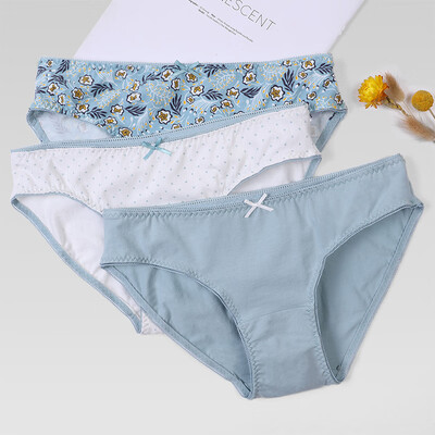 

Scarecrow MEXICAN panties female Lycra cotton Korean cute girl low waist ladies triangle underwear 3 loaded 81837 flower cluster language