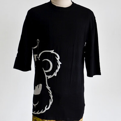 

Yq summer casual cotton short-sleeved T-shirt fashion personality 7343