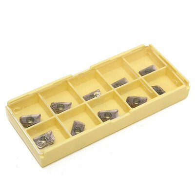 

10Pcs APKT11T308-PM With Box for Carbide Tungsten Steel Milling Inserts Tool