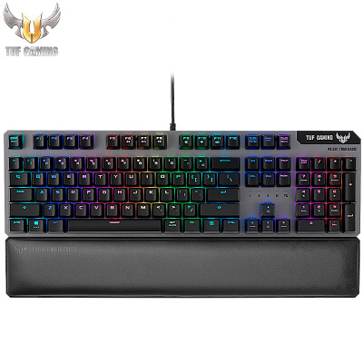 

ASUS ASUS TUF GAMING E-sports agent K7 black optical mechanical axis keyboard desktop computer wired backlight RGB game esports eating chicken office palm rest class red axis