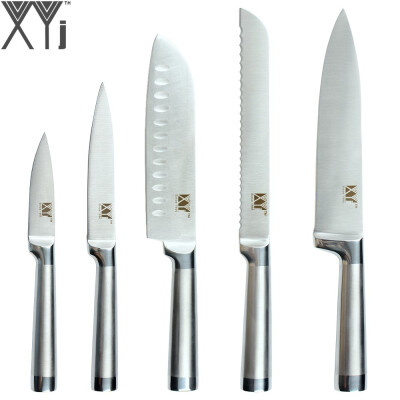 

XYj Brand Stainless Steel Kitchen Knives 35" Paring 5" Utility 8" Chef 8" Bread 7" Japanese Cooks Knife Handmade Cooking Tools