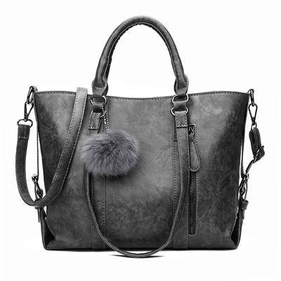 

Tailored Women Ladies Retro Solid Large Capacity Zip Shoulder Tote Handbag Crossbody Bags