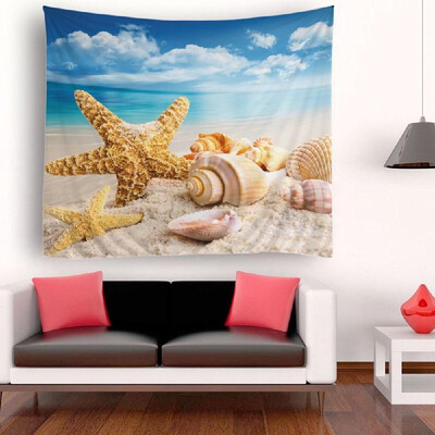 

Tapestry Wall Hanging Scenery Tapestries Seaside Scenery Tapestry Wall Decoration for Bedroom Living Room Dorm 512"X591"