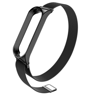 

Metal Band for Mi Band Miband 3 Smart Bracelet Silver Black Rose Gold Stainles