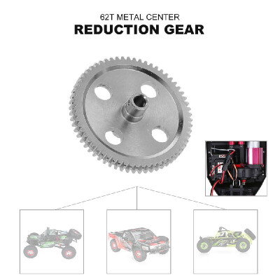 

RC Car Metal Center Reduction Gear 62T For 112 Wltoys 12428 12423 FY-03 Off-Road Car