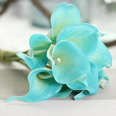 

FUNNYBUNNY Artificial Flowers Fake Flowers Artificial Calla Lily Bridal Wedding Bouquet for Home Garden Party Wedding Decoration