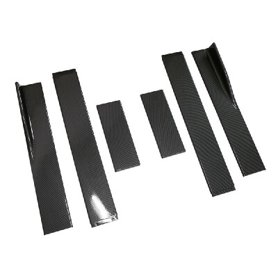 

Car Side Skirt Extensions Rocker 2M Universal Splitters Diffuser Lips Side Skirt Carbon Fiber Style