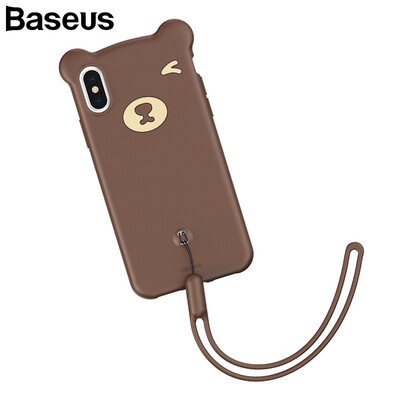 

Baseus Phone Case Cute Little Bear style for New iphone   Max Soft Silicone Case For iPhone XR Cover