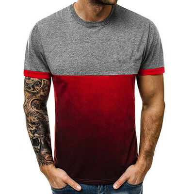 

Mens Fitness Athletic Bodybuilding Gym Muscle Tops Casual Training T Shirt