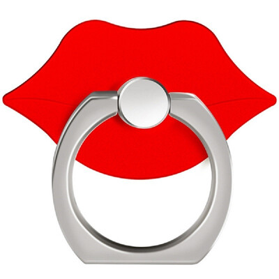 

360 Degree Rotating Cute Lip Cell Phone Finger Ring Holder Stand