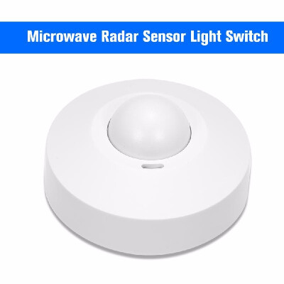 

AC220-240V Microwave Radar Sensor Light Switch Ceiling Occupancy PIR Body Motion Detector 360 Degree Time Setting 58GHz HF Syster