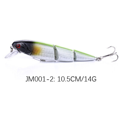 

VISSEN 1PCS 105cm 14g Multi Sections Fishing Bait Wobblers Minnow Fish Lures Artificial Bait Carp Fishing Gear