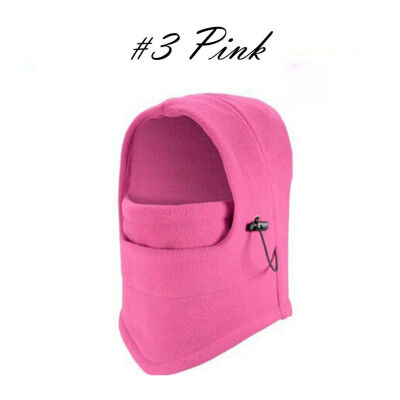 

Unisex Full Face Mask Fleece Cap Balaclava Neck Warmer Hood Winter Sports Men Women