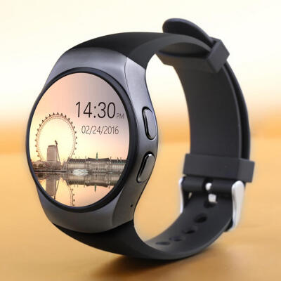 

KW18 Bluetooth SIM TF Card Heart Rate Smart Watch Phone for iOS Android