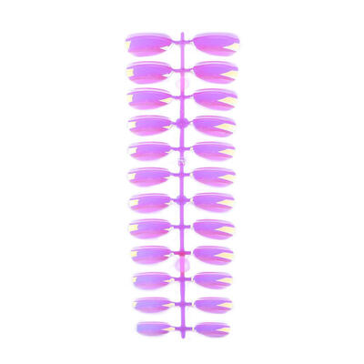 

24pcs False Nails Full Cover Fake Nails ABS Artificial Tips Nail Art Decor