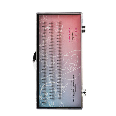 

〖Follure〗Individual False Eye Lashes Wave Mink 007 C Black Silk Eyelashes Extension