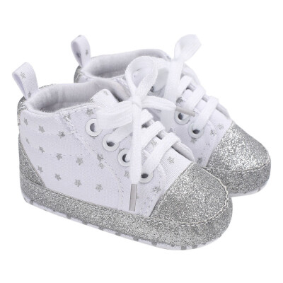 

Toddler Girls Boys up Crib Shoes Prewalker Sneakers