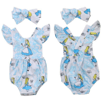 

Newborn Baby Girl Floral Cotton Romper Bodysuit Jumpsuit Playsuit Clothes Outfit