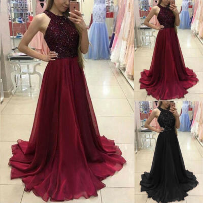 

Women Vintage Long Maxi Dress Cocktail Evening Wedding Party Formal Dresses Hot