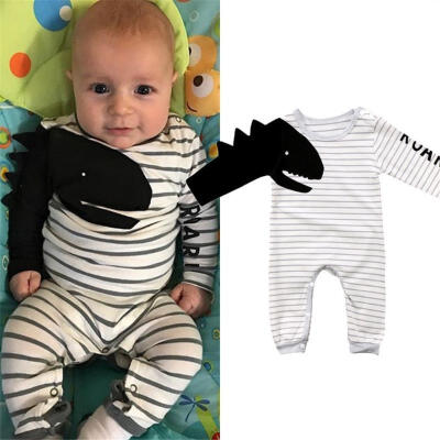 

Newborn Kid Baby Boy Girl 3D Dinosaur Long Sleeve Romper Bodysuit Jumpsuit Playsuit Outfit Clothes