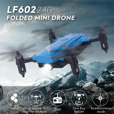 

LF602 Foldable Drone with Camera 720P Gesture Photography Altitude Hold Headless Mode Training Toy Quadcopter with 2 Battery