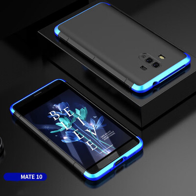

For Huawei Mate10 Case Luxury 360 Full Protection 3in1 Aluminum Metal PC Hard Hybrid Slim Back Cover For Huawei Mate 10 Pro Case