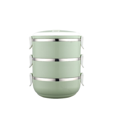 

Natural Nordic Design colorful Portable stainless steel lunch box Bento Box combination container for food thermal insulation