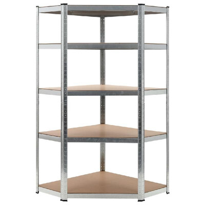 

Storage Shelf Silver 354"x354"x709" Steel&MDF
