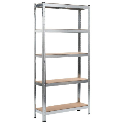 

Storage Shelf Silver 354"x118"x709" Steel&MDF