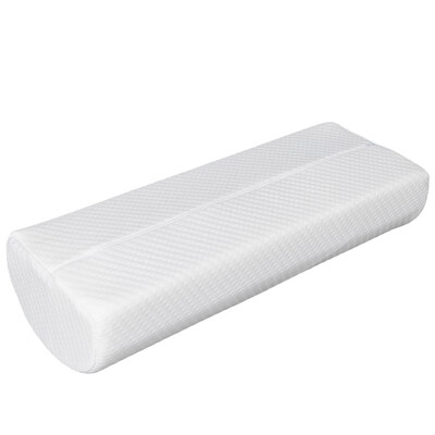 

D Shape Comfort Roll Pillow Memory Foam Neck Knee Leg Spacer Back Lumbar Support
