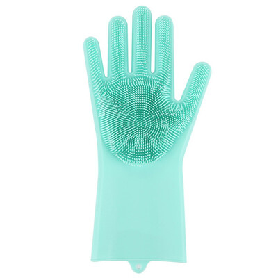

1 pc Silicon Dish Scrubber Rubber Gloves Food Grade Cleaning Sponge Dishwashing Brushs Magic Silicone Gloves for Right Hand