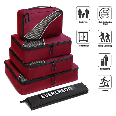 

EVERCREDIT ordinary storage five-piece travel storage bag travel woven bag PC002R 6235