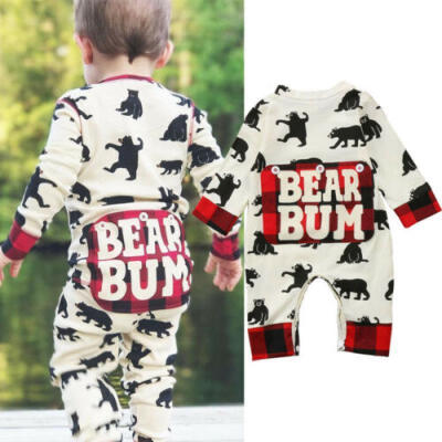 

Newborn Kids Baby Boy Girl Clothes Jumpsuit Romper Bodysuit Playsuit Outfits Set