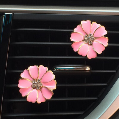 

Tailored Car Multiflora Flower Air Outlet Fragrant Perfume Clip Air Freshener Diffuser