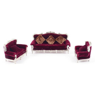 

Furniture Models Sofa Chair Cushions Model Set 125 Dollhouse Living Room Miniature Furniture Accessories Exquisite Home Decoratio