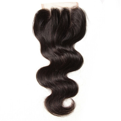 

UNice 4x4 Closure 8A Malaysian Body Wave Human Hair Lace Closure 35g