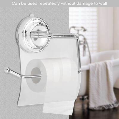 

Paper HolderWaterproof Toilet Paper Holder Suction Cup Installation Home Hotel Bathroom Storage Roll Stand Toilet Paper Rack