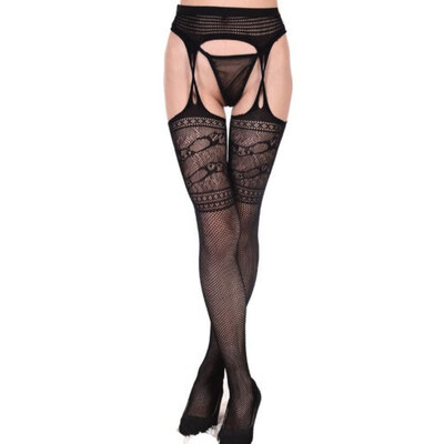 

Fashion Womens Mesh Net Fishnet Stockings Pantyhose Black High Waist Tights