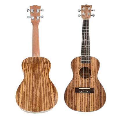 

Ktaxon 23" Professional Exquisite Zebra Wood Concert Ukulele Wood Color