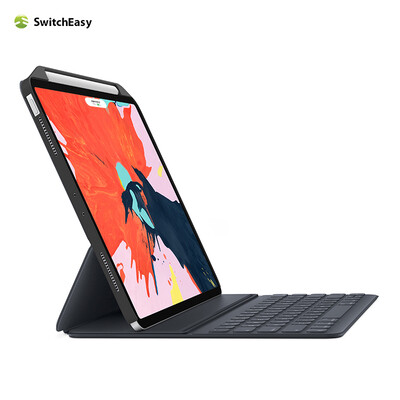 

SwitchEasy Apple iPad Pro 11-inch protective cover 2018 ipad new new tablet protective shell shatter-resistant thin&adaptable original keyboard real gray