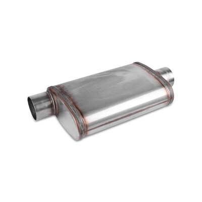 

3 Inch Single Chamber Muffler30 Universal Race Muffler Stainless Steel Single Inlet Single Outlet Exhaust Muffler