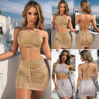 

Womens Sheer Bikini Cover Up Swimwear Swimsuit Bathing Suit Summer Beach Dress