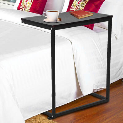 

Greensen Sofa Side End Table Unique C-Shape Desk Computer Laptop Holder Portable Workstation DeskTable