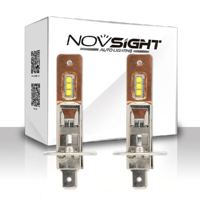

NOVSIGHT H3 60W 1800lm Car Led Headlights Fog Lights Copper Heat Conduction 6000K White Fog Lamps Bulbs