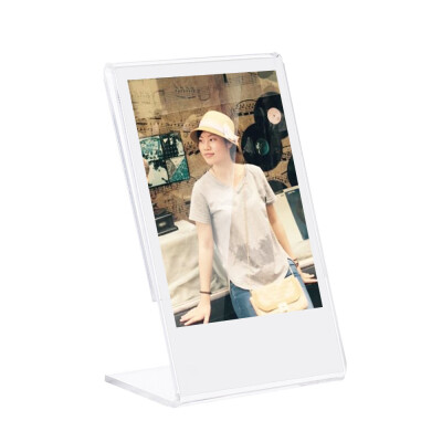 

3" -shape Acrylic Photo Frame Transparent Mini Stand for Fujifilm Instax Mini 8 8 70 7s 90 25 26 50s 9 SP-1 SP-2 Film