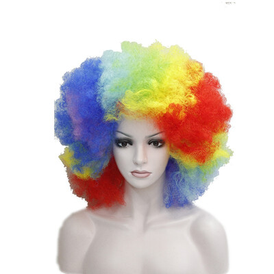 

StrongBeauty Afro Jumbo Festival Fans Wig clown Costume Halloween Dress Up party Wigs Synthetic Hair COLOUR CHOICES