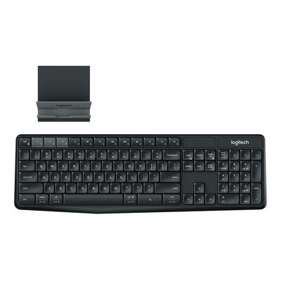 

Logitech K375S 104 Keys Bluetooth 24GHz USB Wireless Keyboard w Stand