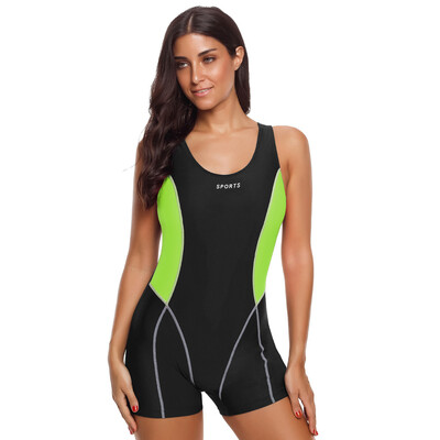 

Saidsome Women Fashion Quick-drying Surfing Swimwear Sports One Piece Shorts Swimsuit