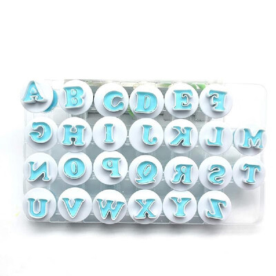 

2610pcs Uppercase & Lowercase Alphabet Numbers Cookie Biscuit Fondant Cutter Set Cupcake Baking Mold Cake Decoration Tool